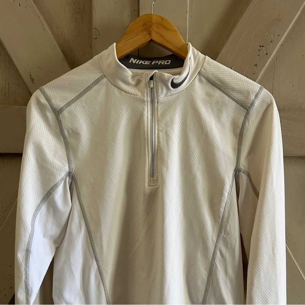 Nike Pro Dri-Fit Fitted Half Zip Running Training Pullover Women’s Small